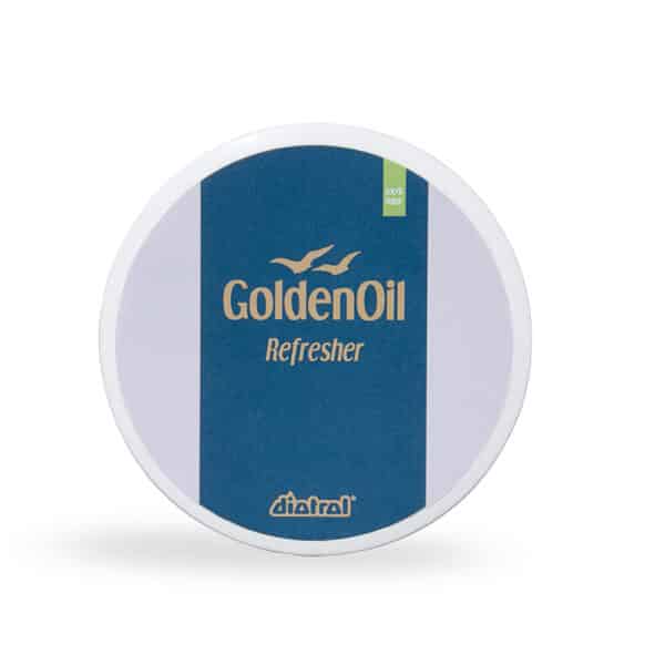 Diotrol Golden Oil Refresher ist ein 100% naturreines Pflegewachs auf Basis von Naturölen und Bienenwachs.